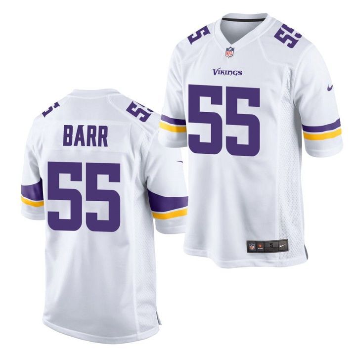 Men Minnesota Vikings #55 Anthony Barr Nike White Game Player NFL Jersey